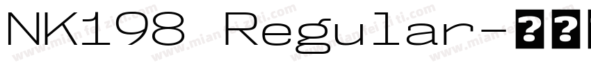 NK198 Regular字体转换
